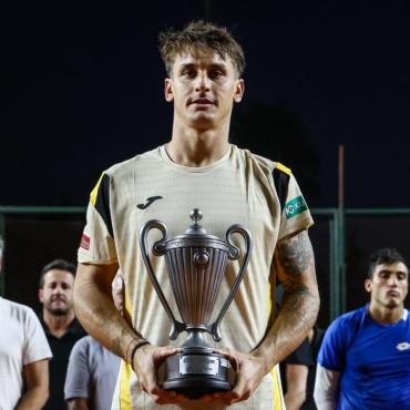 Imagen de Ugo Carabelli es el bicampeón del Quini 6 Rosario Challenger